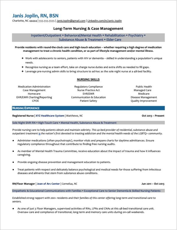 Nursing Resume Job Search Journey