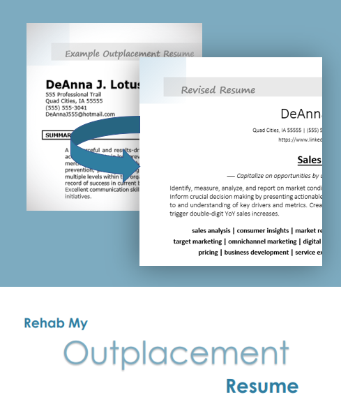 Rehab Outplacement Resume