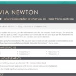 Simple Resume Template in Grey - Job Search Journey