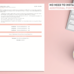 Diamond Pink & Gold Resume and Cover Letter Template – Bundle Offer