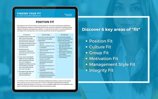 Learn More About Finding Your Fit - How Can I Fidn The Right Job For Me - Job Search Journey