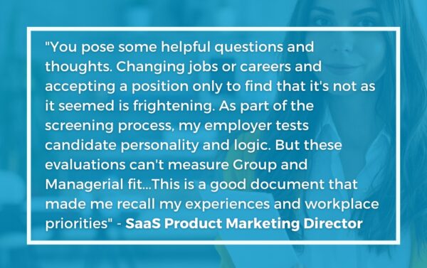 Praise For Finding Your Fit - How Can I Fidn The Right Job For Me - Job Search Journey