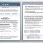 2 Resume templates