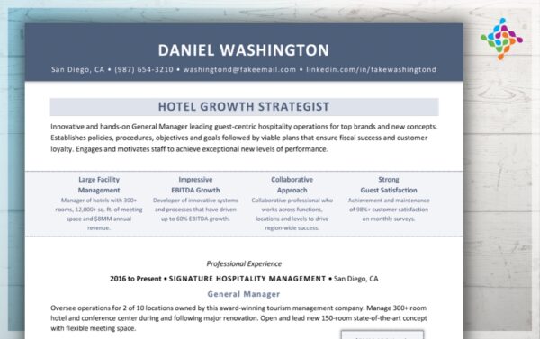 Resume Template in GreyScale