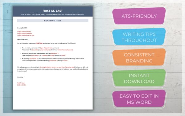Professional Cover Letter Template