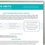 A professional resume template in teal from Job Search Journey