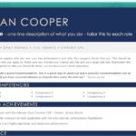 Simple Resume Template - Navy - Job Search Journey