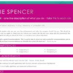 Simple Resume Template - Pink - Job Search Journey