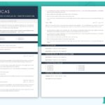Two Page Simple Resume Template - Slate - Job Search Journey