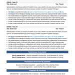 Teacher Resume Page Two Job Search Journey
