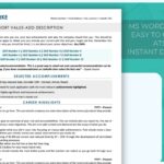 ATS-Friendly Modern Executive Resume Template - Teal - Job Search Journey