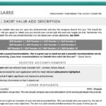 A Modern Executive Resume Template - Grey - Job Search Journey