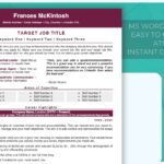 A professional resume and cover letter template from Job Search Journey
