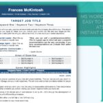 MS Word - Professional Resume Template - Blue - Job Search Journey