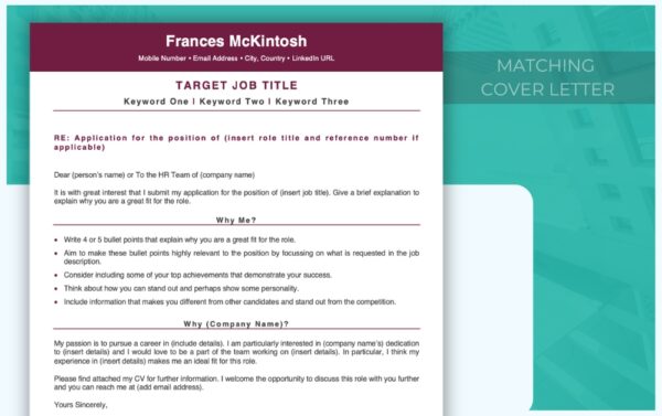 An ATS resume template - Job Search Journey