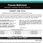 Professional Resume Template - Black - Job Search Journey