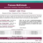 Professional Resume Template - Burgundy - Job Search Journey
