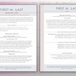 Modern Pastel Resume Template - Job Search Journey - Two