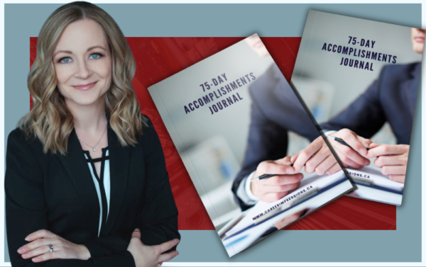 `Adrienne Tom - Career Impressions 75 Day Accomplishment Journal For Job Seekers