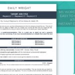 ATS-Friendly Modern Resume Template - Job Search Journey