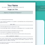 Cover Letter and Senior Resume Template from Job Search Journey