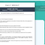 Cover Letter Template - Modern Design - Job Search Journey