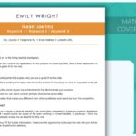 Modern Orange Cover Letter Template From Job Search Journey
