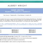 Modern Resume Template in Blue