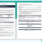 Modern Resume Template - Two Page - Job Search Journey