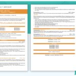 Two-Page Modern Resume Template From Job Search Journey