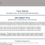 This is a mid-level resume template designed for women