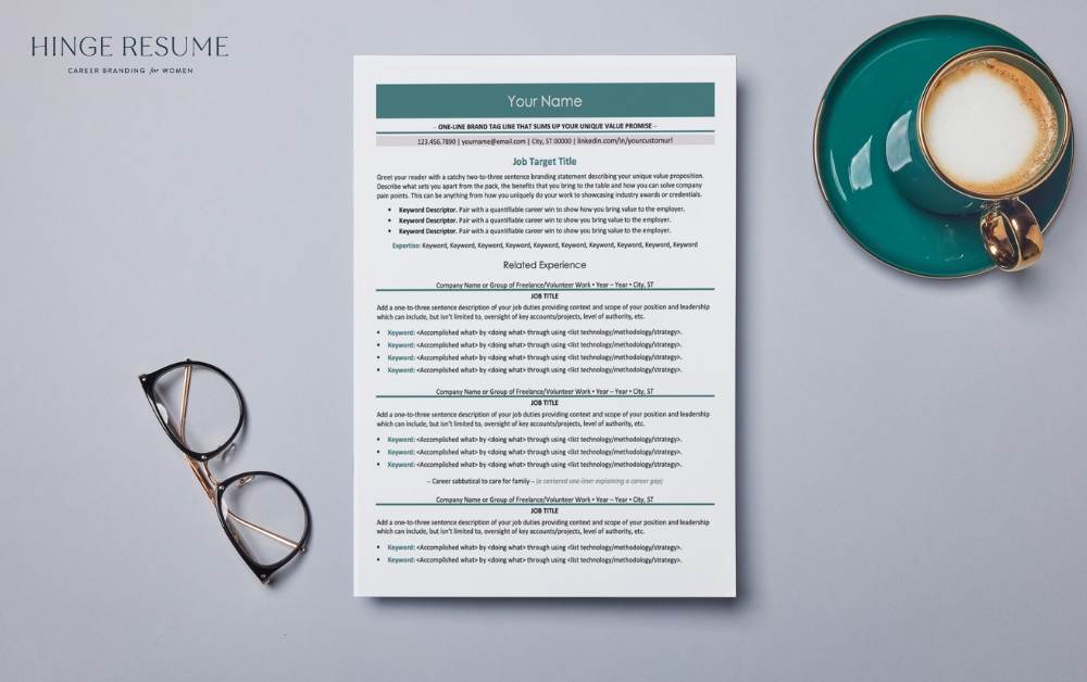 Return to Work Resume Template - Return To Work Resume Template 1